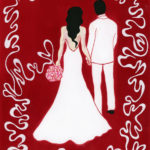 Noces de satin_30x21_Acrylique ©Nawall