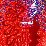 Diva rouge_76x51_ Huile sur toile