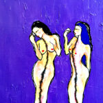Florales marines_42x30_ Acrylique ©Nawall