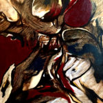 Guerre rouge_90x62_ Huile sur toile ©Nawall