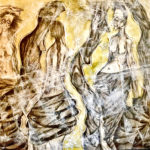 Les trois grâces _60x50_Technique mixte ©Nawall