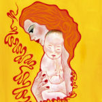Maternité_30x21_Acrylique ©Nawall
