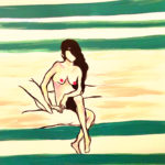 Pensive_32x24_ Acrylique ©Nawall