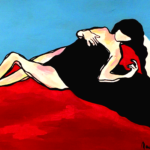 Volcanique_20x15_ Acrylique ©Nawall