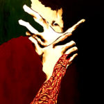 Shtttt_65x46_Huile sur toile ©Nawall