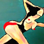 Relaxée_20x15_ Acrylique ©Nawall