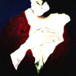 La discrète_55x46_Huile sur toile ©Nawall