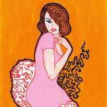 Pin up_30x21_Acrylique ©Nawall