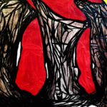 Hêtre_60x50_Acrylique ©Nawall