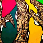 Hymne à la joie _ 86x186_Huile sur toile_©Nawall